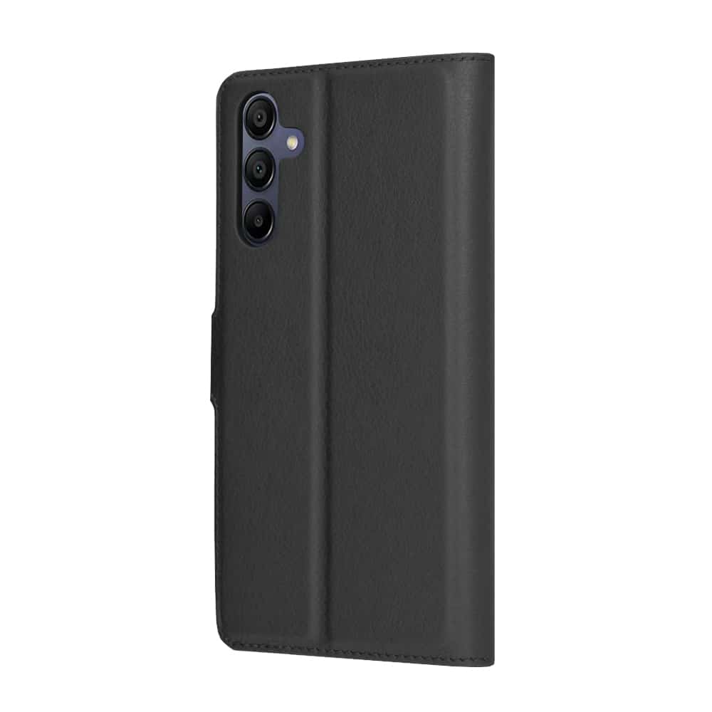Techsuit Leather Folio - θήκη για Samsung Galaxy A15 5G - Μαύρο - Image 5
