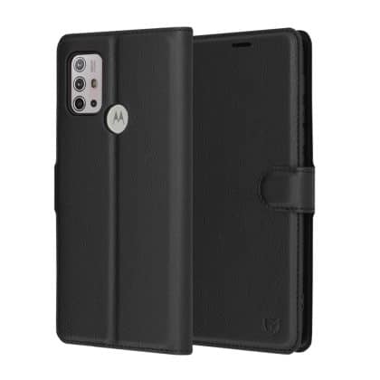 Techsuit Leather Folio - Motorola Moto G10 - Μαύρο