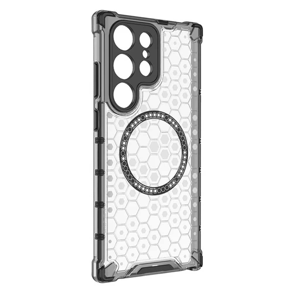 Techsuit HoneyComb Shield MagSafe - θήκη για Samsung Galaxy S25 Ultra - Λευκό - Image 4