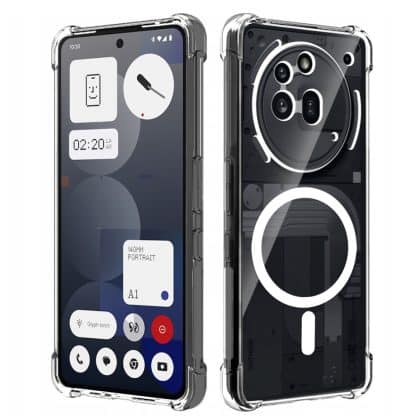 Techsuit Shockproof Clear Silicone MagSafe - θήκη για Nothing Phone (3a) Pro - Διάφανο