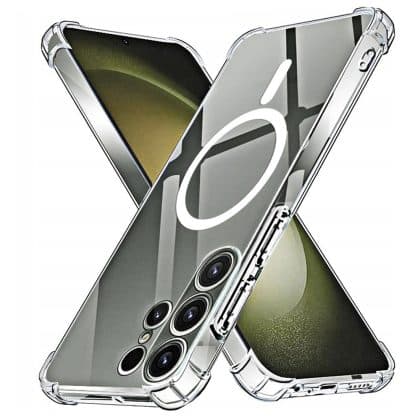 Techsuit Shockproof Clear Silicone MagSafe - θήκη για Samsung Galaxy S23 Ultra - Διάφανο