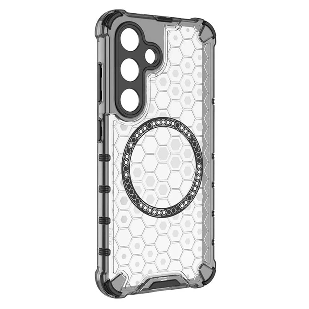Techsuit HoneyComb Shield MagSafe - θήκη για Samsung Galaxy S25 - Λευκό - Image 3