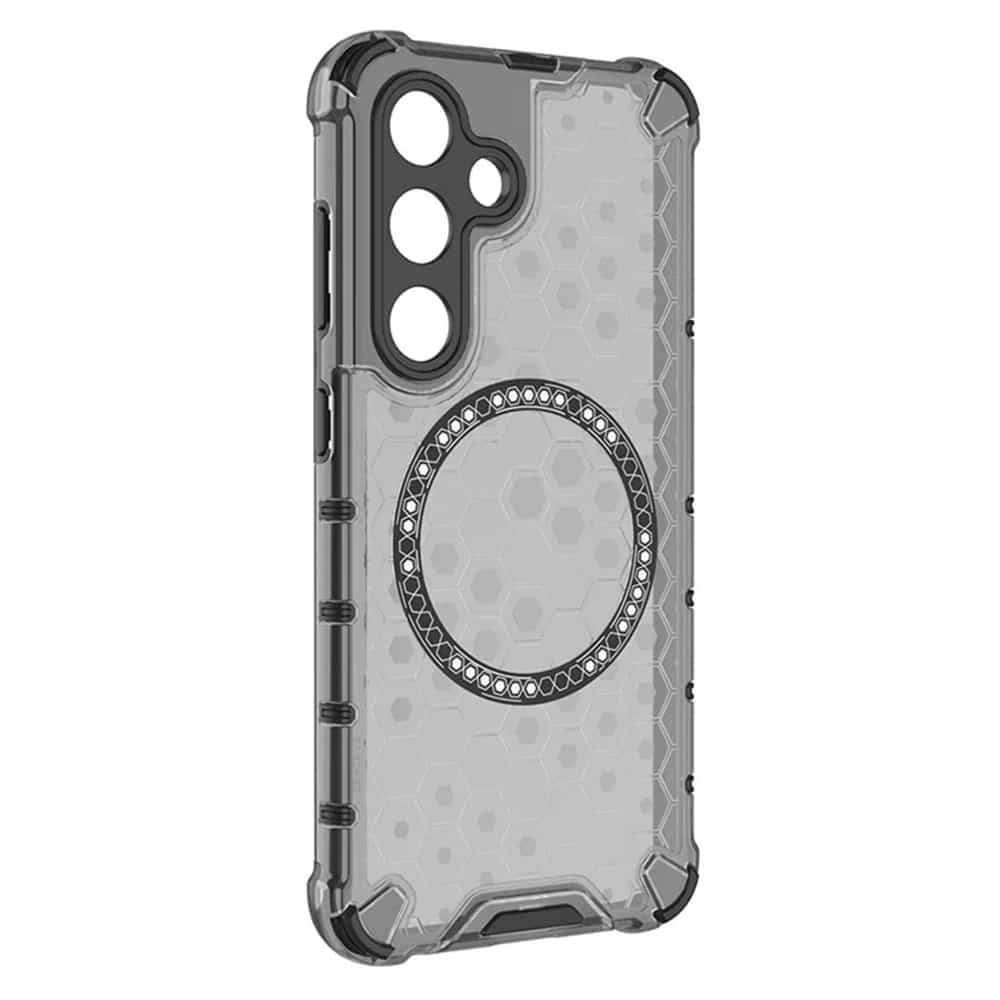 Techsuit HoneyComb Shield MagSafe - θήκη για Samsung Galaxy S25+ - Μαύρο - Image 3