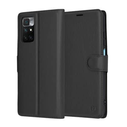 Techsuit Leather Folio - Xiaomi Redmi 10 / 2022 - Μαύρο