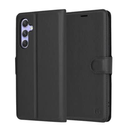 Techsuit Leather Folio - θήκη για Samsung Galaxy A54 - Μαύρο