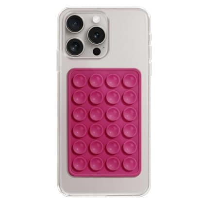 Techsuit - Βεντούζα κινητού για selfies  (SM-PAD) - Ματζέντα