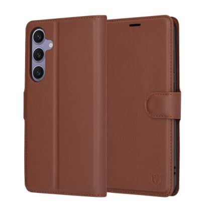 Techsuit Leather Folio - θήκη για Samsung Galaxy S24+ - Πολύχρωμο