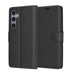 Techsuit Leather Folio - θήκη για Samsung Galaxy S24+ - Μαύρο