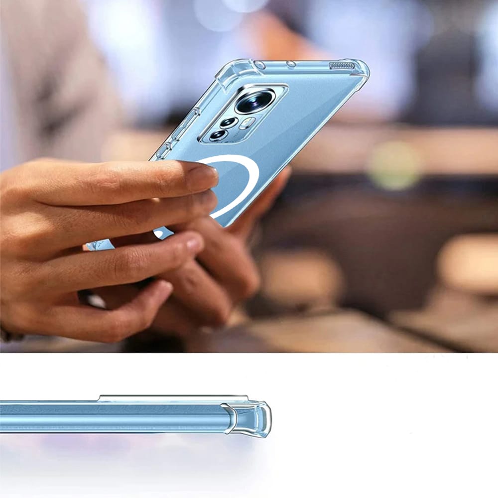 Techsuit Shockproof Clear Silicone MagSafe - θήκη για Samsung Galaxy A25 - Διάφανο - Image 5