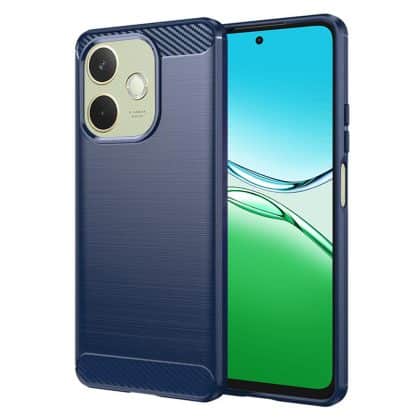 Techsuit Carbon Silicone - θήκη για Oppo A5 Pro 4G - Μπλε
