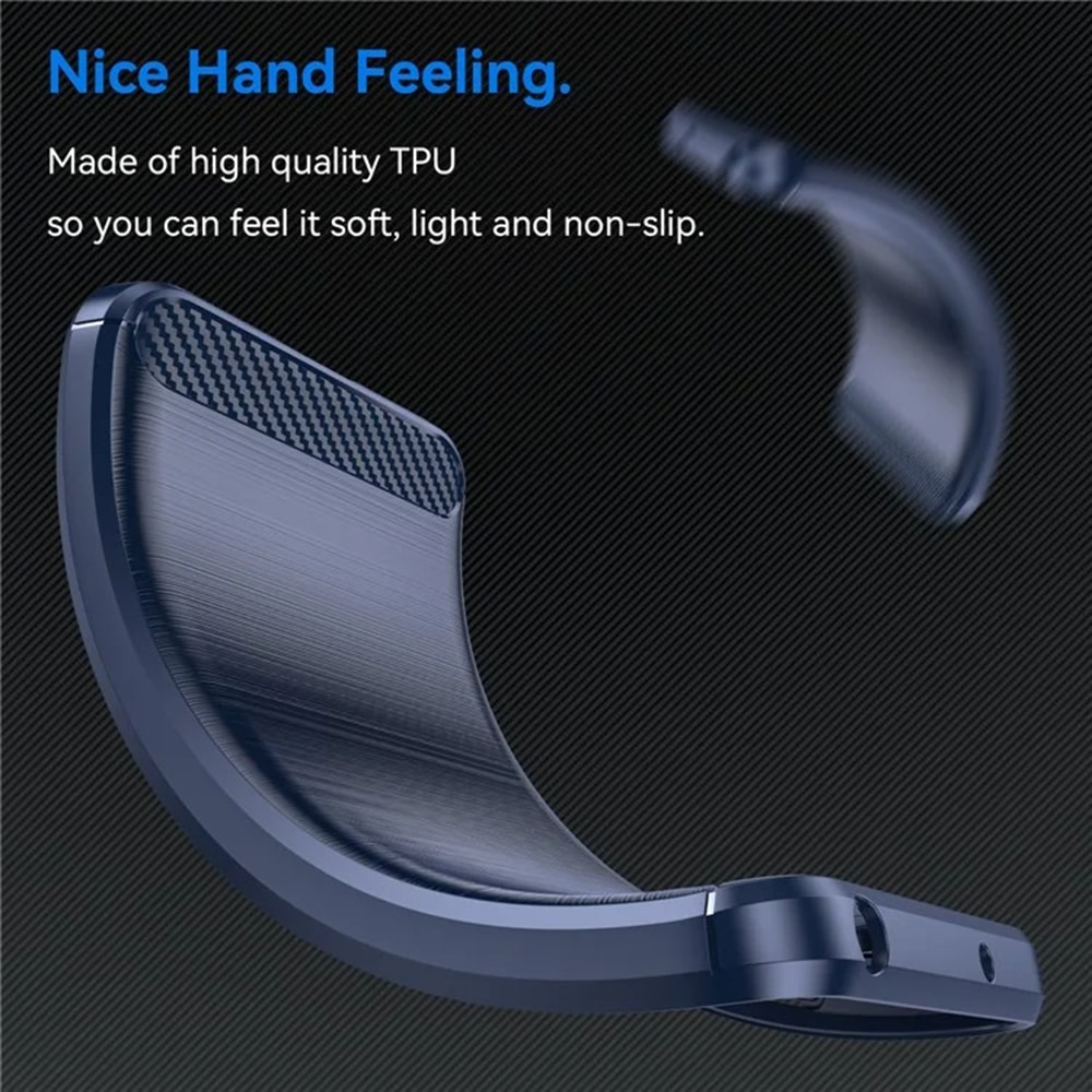 Techsuit Carbon Silicone - θήκη για Oppo A5 Pro 4G - Μπλε - Image 3