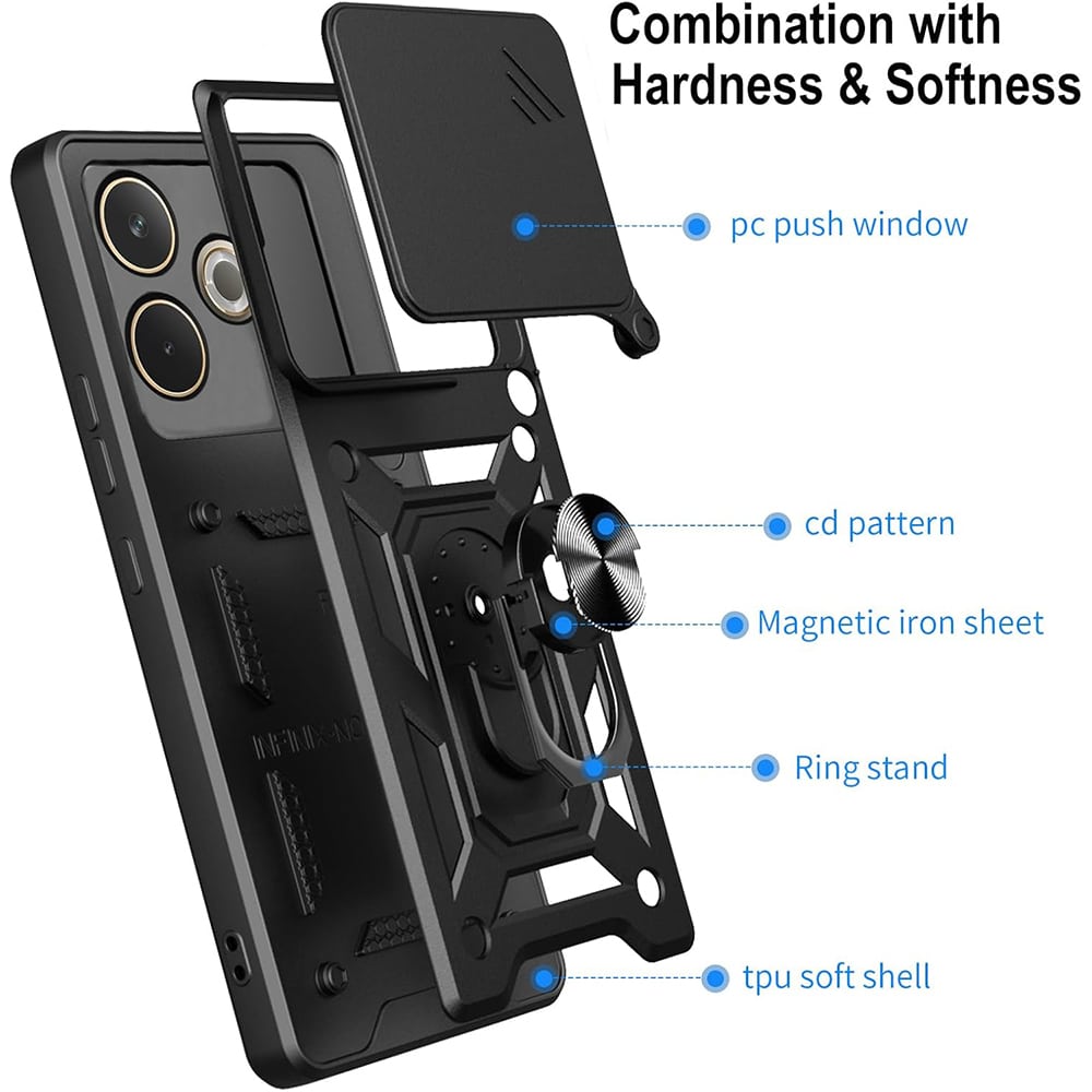 Techsuit CamShield Series - θήκη για Oppo A5 Pro 4G - Μπλε - Image 4