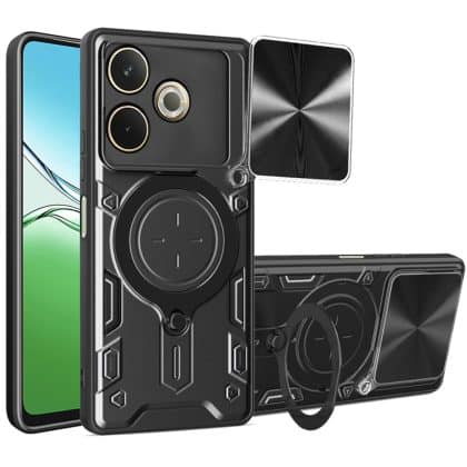 Techsuit CamGuard Pro - θήκη για Oppo A5 Pro / 4G 5G - Μαύρο