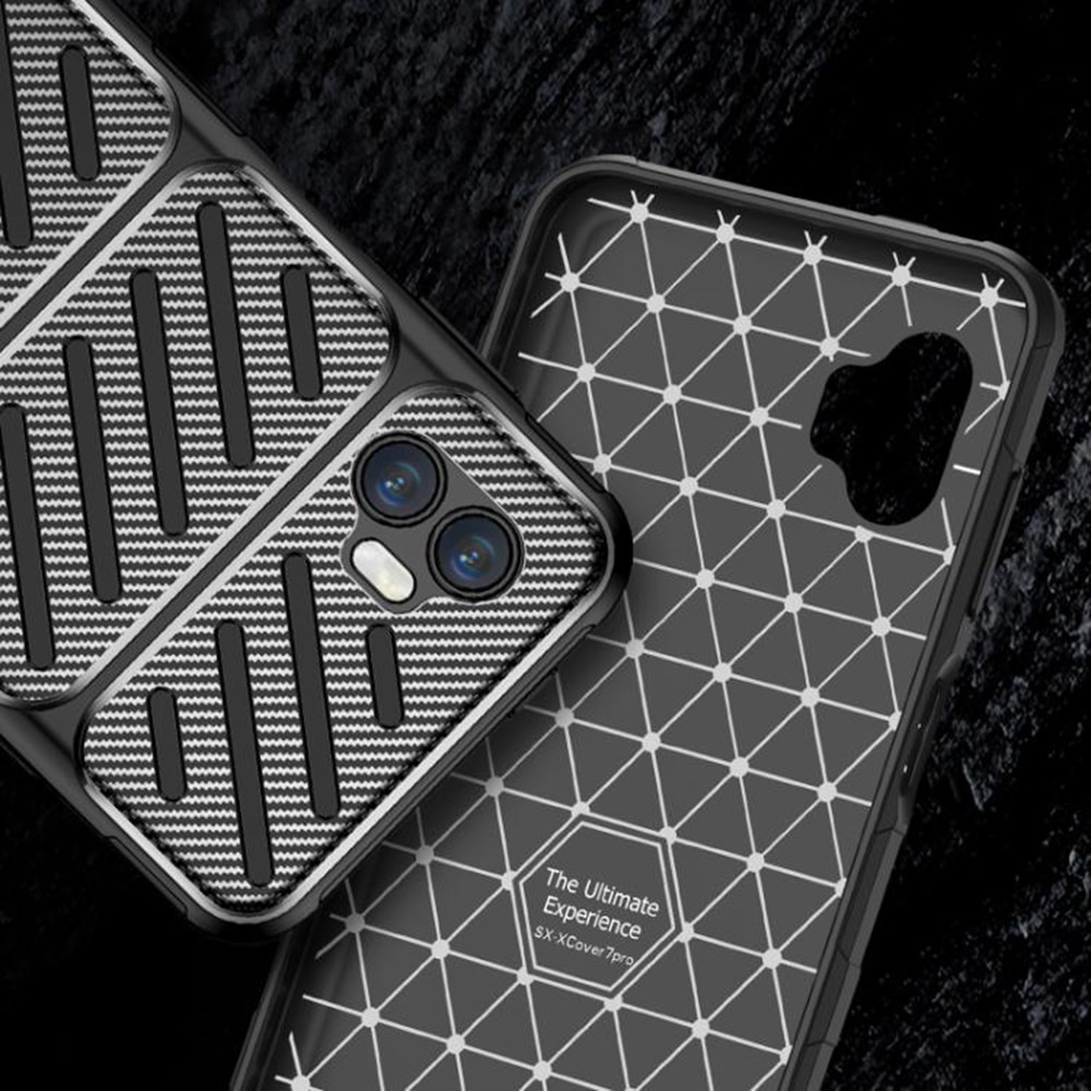 Techsuit CarbonFiber - θήκη για Samsung Galaxy XCover7 Pro - Μαύρο - Image 7