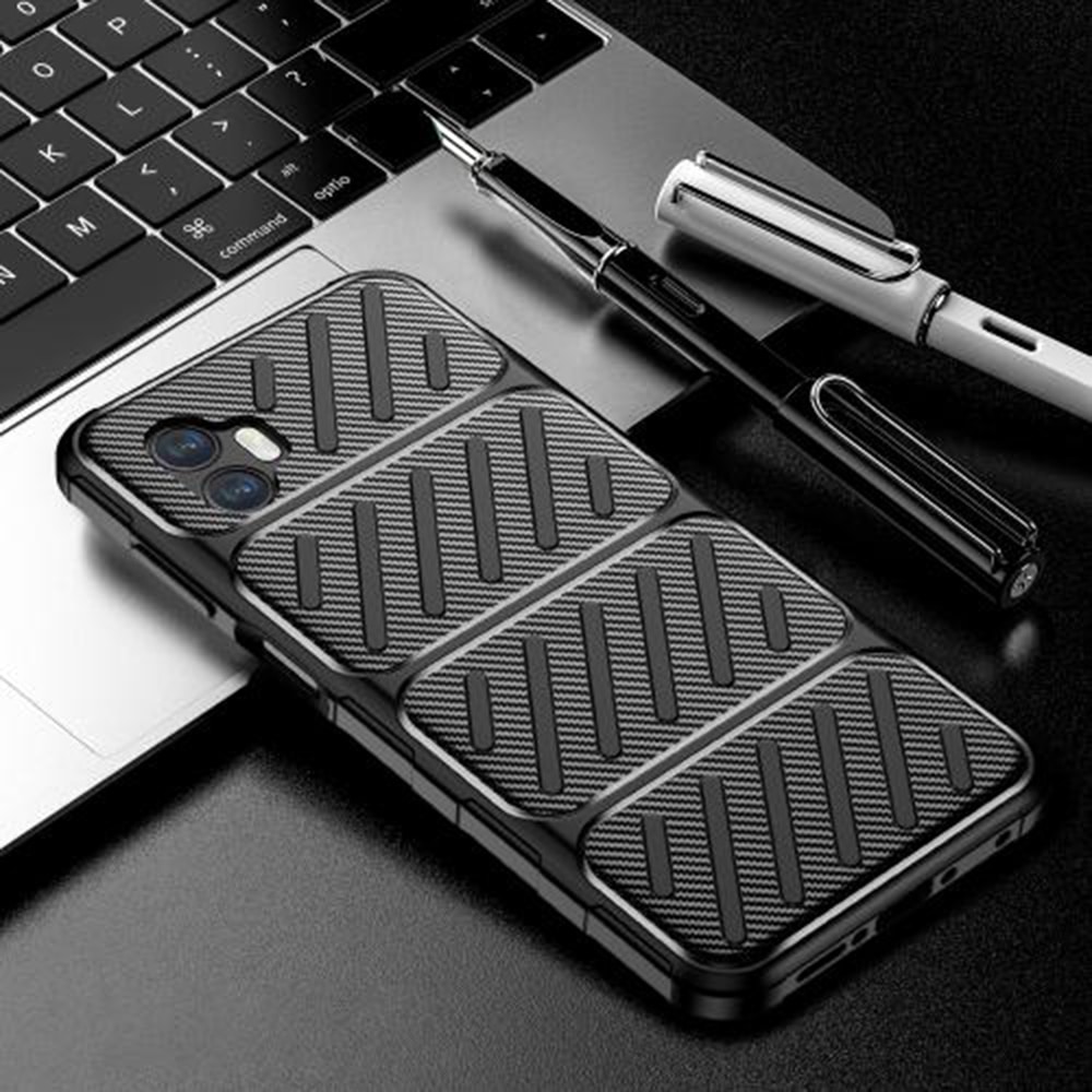 Techsuit CarbonFiber - θήκη για Samsung Galaxy XCover7 Pro - Μαύρο - Image 10