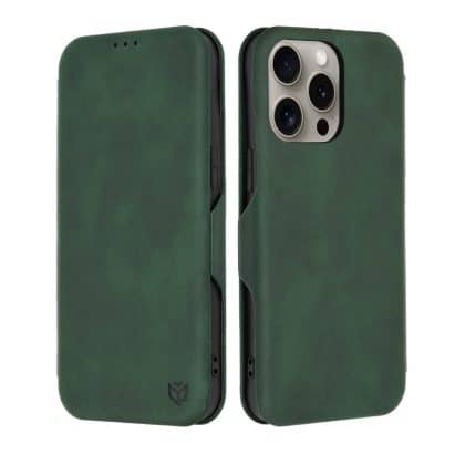 Techsuit Safe Wallet Plus - θήκη για Apple iPhone 15 Pro Max - Πράσινο
