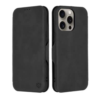 Techsuit Safe Wallet Plus - θήκη για Apple iPhone 15 Pro Max - Μαύρο
