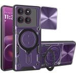Techsuit CamGuard Pro - θήκη για Motorola Edge 60 Pro - Μωβ