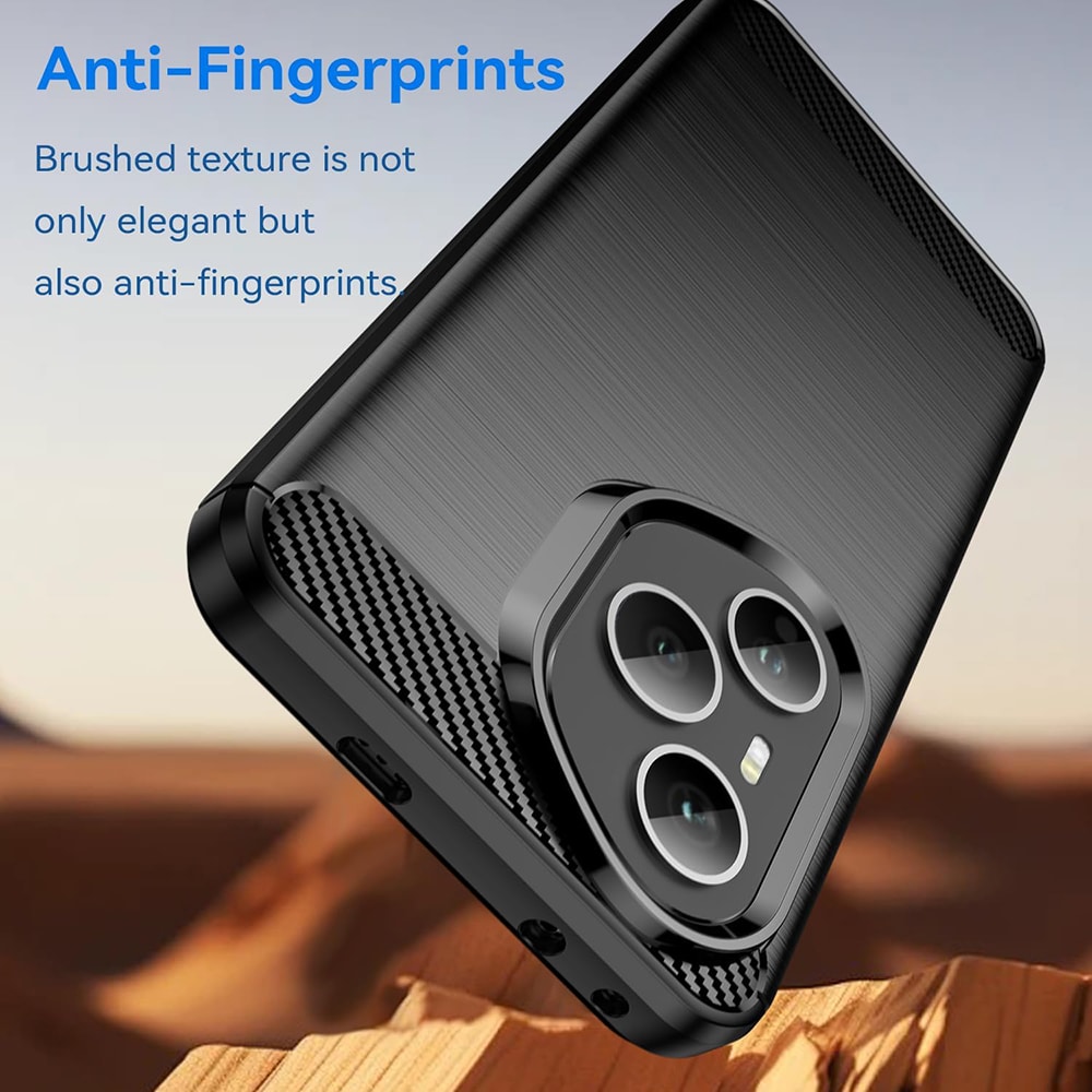 Techsuit Carbon Silicone - θήκη για Honor 400 Pro - Μαύρο - Image 3