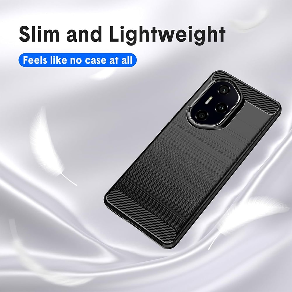 Techsuit Carbon Silicone - θήκη για Honor 400 Pro - Μαύρο - Image 6