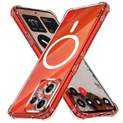 Techsuit Shockproof Clear Silicone MagSafe - θήκη για Nothing CMF Phone 2 Pro - Διάφανο