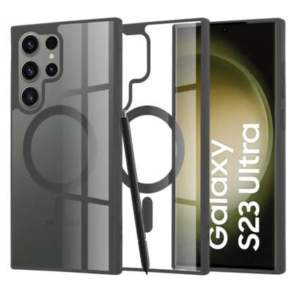 Techsuit MagSafe Pro - θήκη για Samsung Galaxy S23 Ultra - Διάφανο