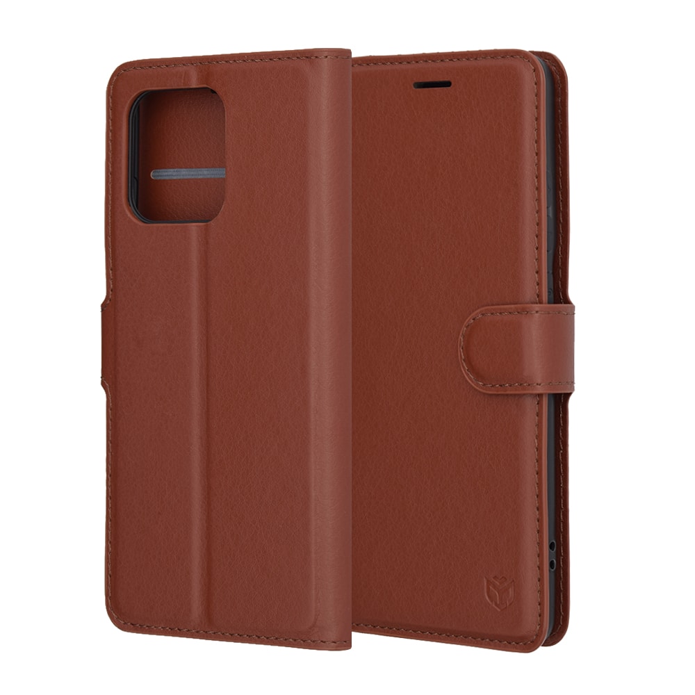 Techsuit Leather Folio - θήκη για Motorola Edge 60 Pro - Καφέ - Image 6