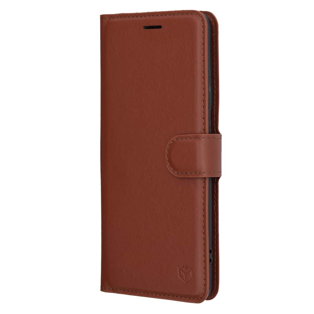 Techsuit Leather Folio - θήκη για Motorola Edge 60 Pro - Καφέ - Image 4