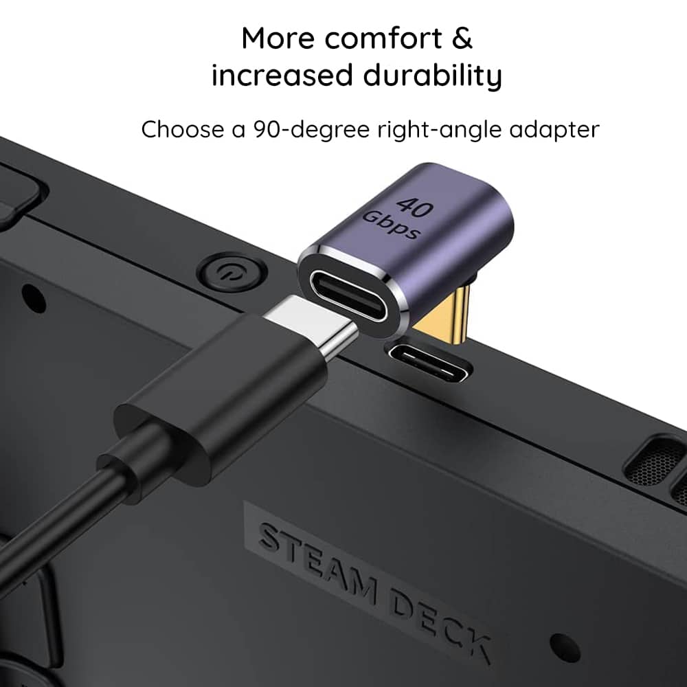 Techsuit - Premium OTG Adapter TitanCoreX (A12) - Type-C σε Type-C, 40Gbps, 3A, Plug and Play, Υποστήριξη γρήγορης φόρτισης PD - Γκρι - Image 5