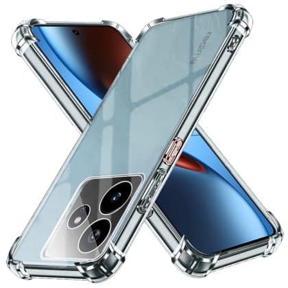 Techsuit Shockproof Clear Silicone - θήκη για Realme GT 5G - Διάφανο