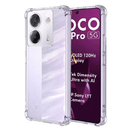 Techsuit Shockproof Clear Silicone - θήκη για Xiaomi Poco M7 Pro 5G - Διάφανο