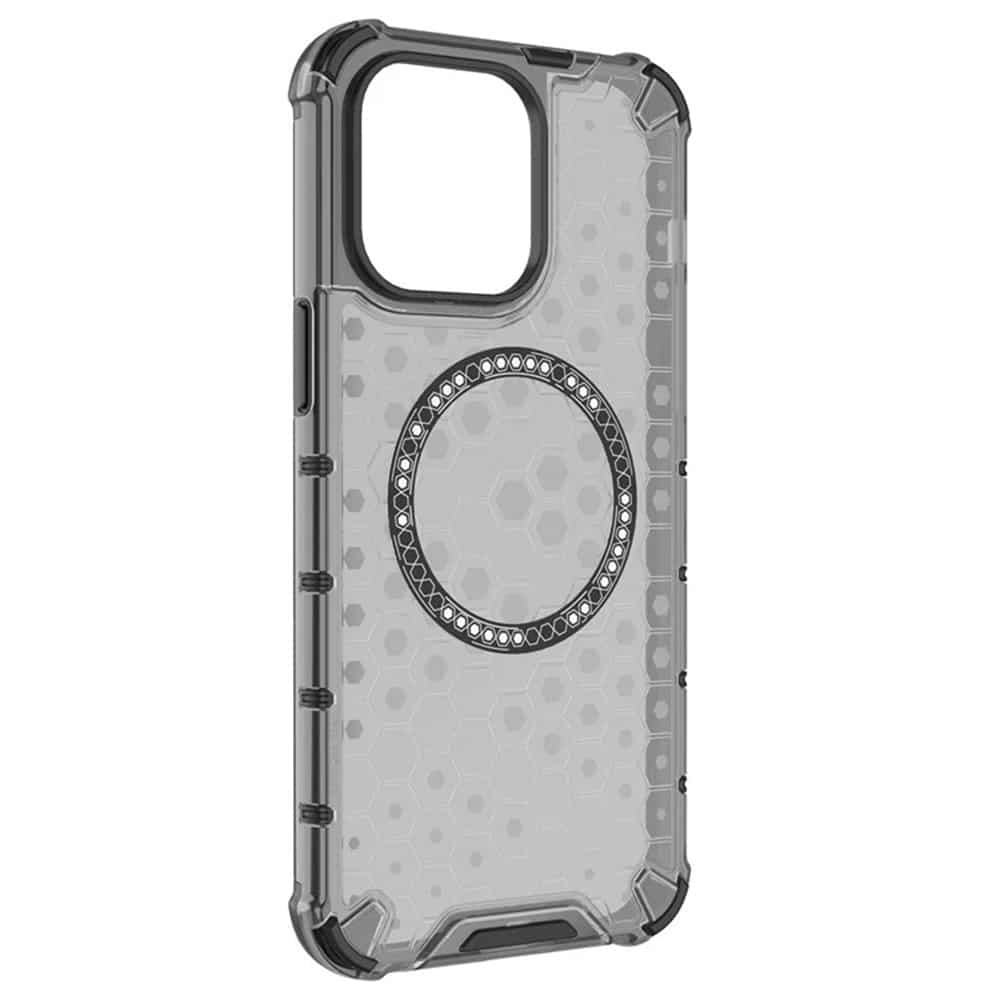 Techsuit HoneyComb Shield MagSafe - θήκη για Apple iPhone 14 Pro - Μαύρο - Image 3