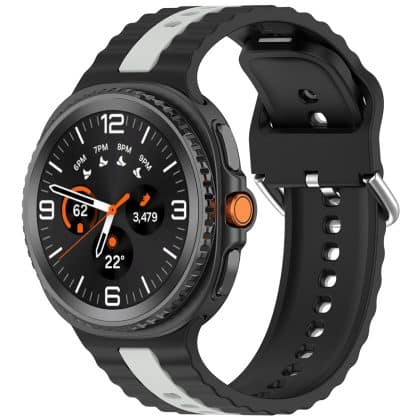 Techsuit - Λουράκι ρολογιού (W078) - Samsung Galaxy Watch8 40mm/Watch8 44mm/Watch8 Classic - Μαύρο / Γκρι