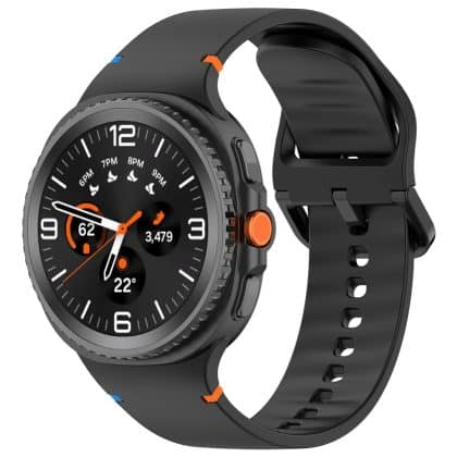Techsuit - Λουράκι ρολογιού (W079) - Samsung Galaxy Watch8 40mm/Watch8 44mm/Watch8 Classic - Μαύρο