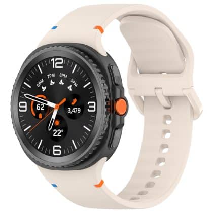 Techsuit - Λουράκι ρολογιού (W079) - Samsung Galaxy Watch8 40mm/Watch8 44mm/Watch8 Classic - Κρεμ κασμίρ