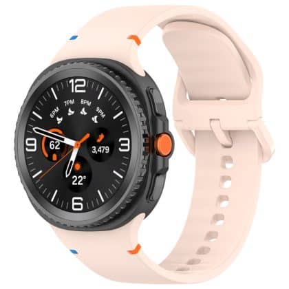 Techsuit - Λουράκι ρολογιού (W079) - Samsung Galaxy Watch8 40mm/Watch8 44mm/Watch8 Classic - Κρεμ Φούξια