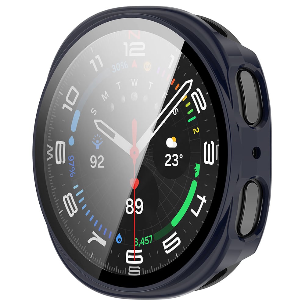 Techsuit - Defense360 Pro + Screen Protector - Samsung Galaxy Watch8 44mm - Oxford Blue - Image 2