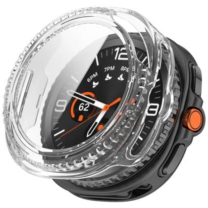 Techsuit - Defense360 Pro + Screen Protector - Samsung Galaxy Watch8 Classic - Clear