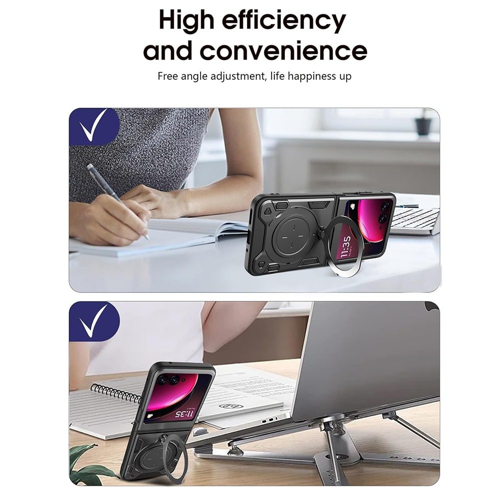 Techsuit CamGuard Pro - θήκη για Motorola Razr 60 Ultra - Μαύρο - Image 3