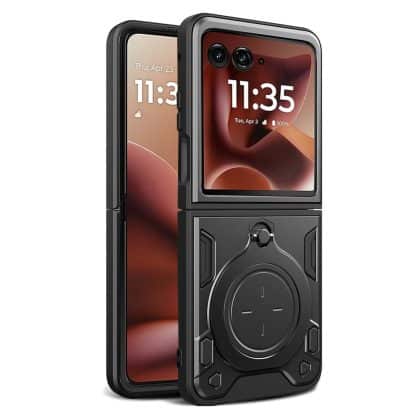 Techsuit CamGuard Pro - θήκη για Motorola Razr 60 Ultra / 70 Ultra - Μαύρο