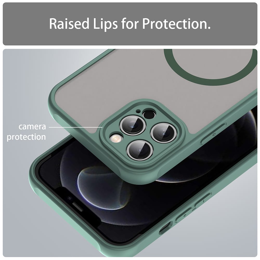 Techsuit HaloFrost II MagSafe - θήκη για Apple iPhone 12 Pro Max - Πράσινο - Image 4