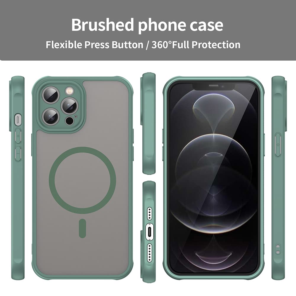 Techsuit HaloFrost II MagSafe - θήκη για Apple iPhone 12 Pro - Πράσινο - Image 4