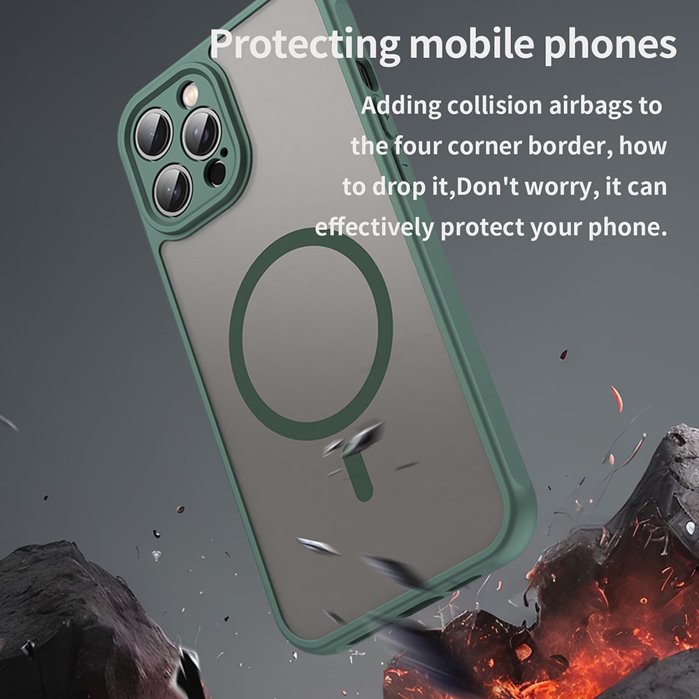 Techsuit HaloFrost II MagSafe - θήκη για Apple iPhone 12 Pro - Πράσινο - Image 3