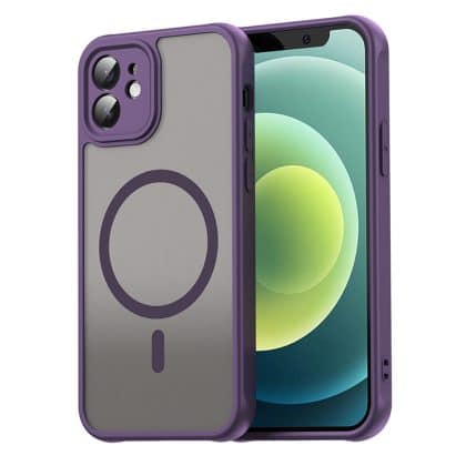 Techsuit HaloFrost II MagSafe - θήκη για Apple iPhone 12 - Μωβ