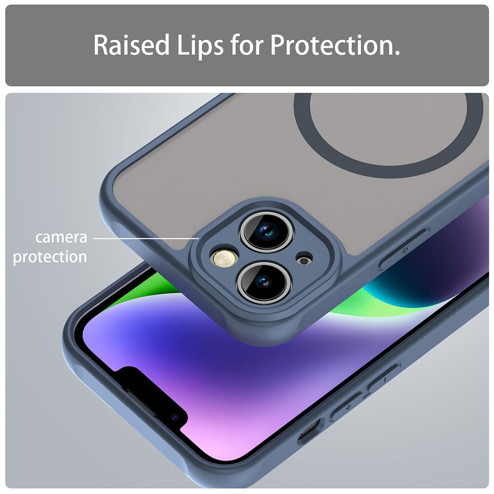 Techsuit HaloFrost II MagSafe - θήκη για Apple iPhone 13 - Μπλε - Image 4