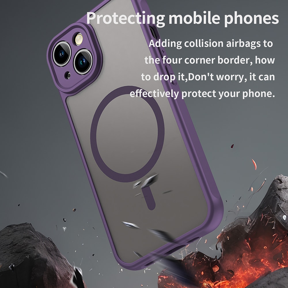 Techsuit HaloFrost II MagSafe - θήκη για Apple iPhone 13 - Μωβ - Image 4