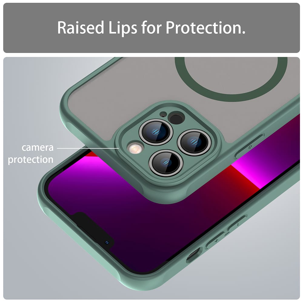 Techsuit HaloFrost II MagSafe - θήκη για Apple iPhone 13 Pro - Πράσινο - Image 6
