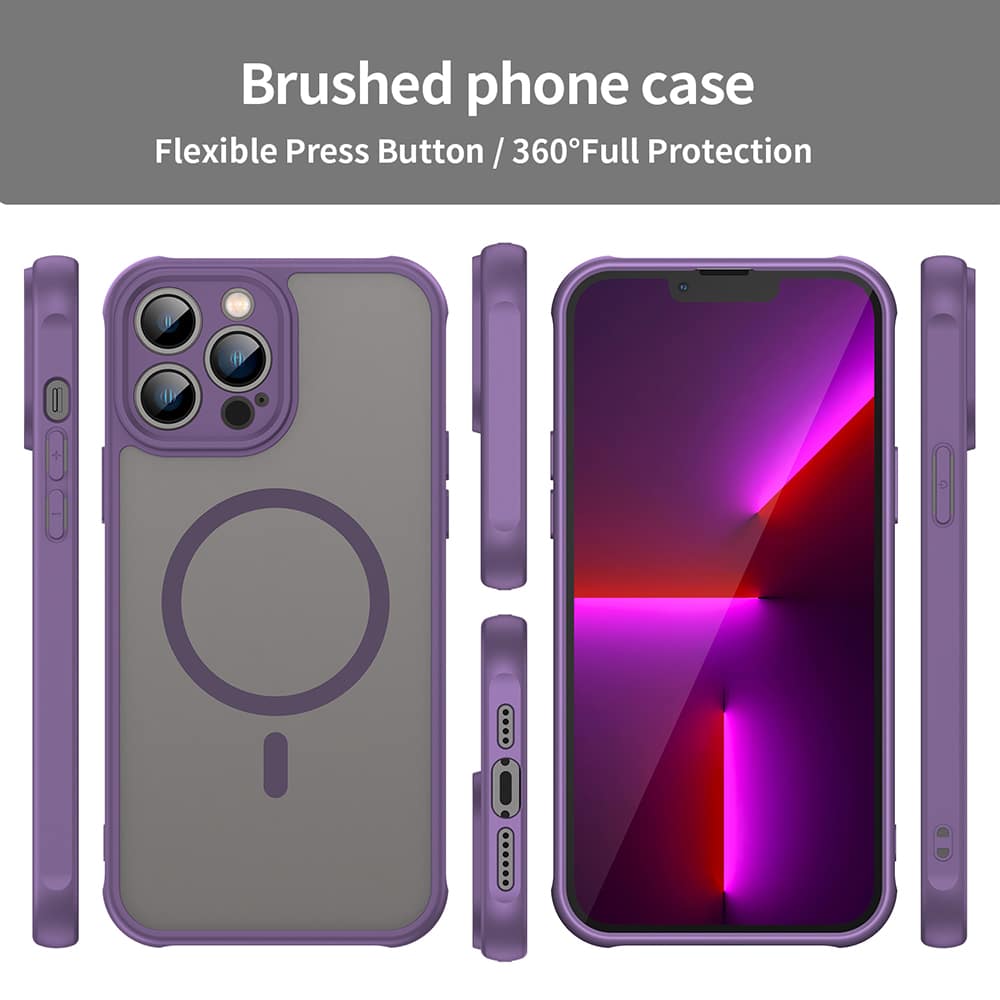 Techsuit HaloFrost II MagSafe - θήκη για Apple iPhone 13 Pro Max - Μωβ - Image 3