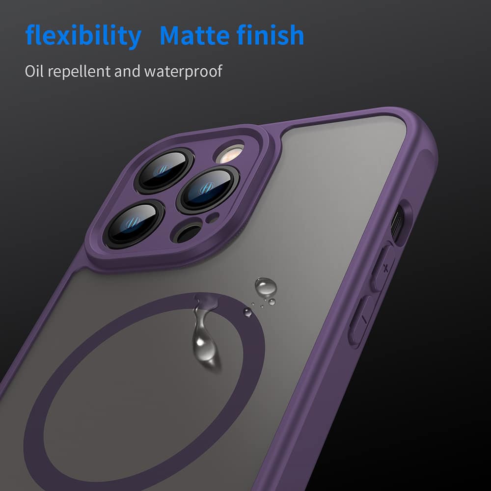 Techsuit HaloFrost II MagSafe - θήκη για Apple iPhone 13 Pro Max - Μωβ - Image 6