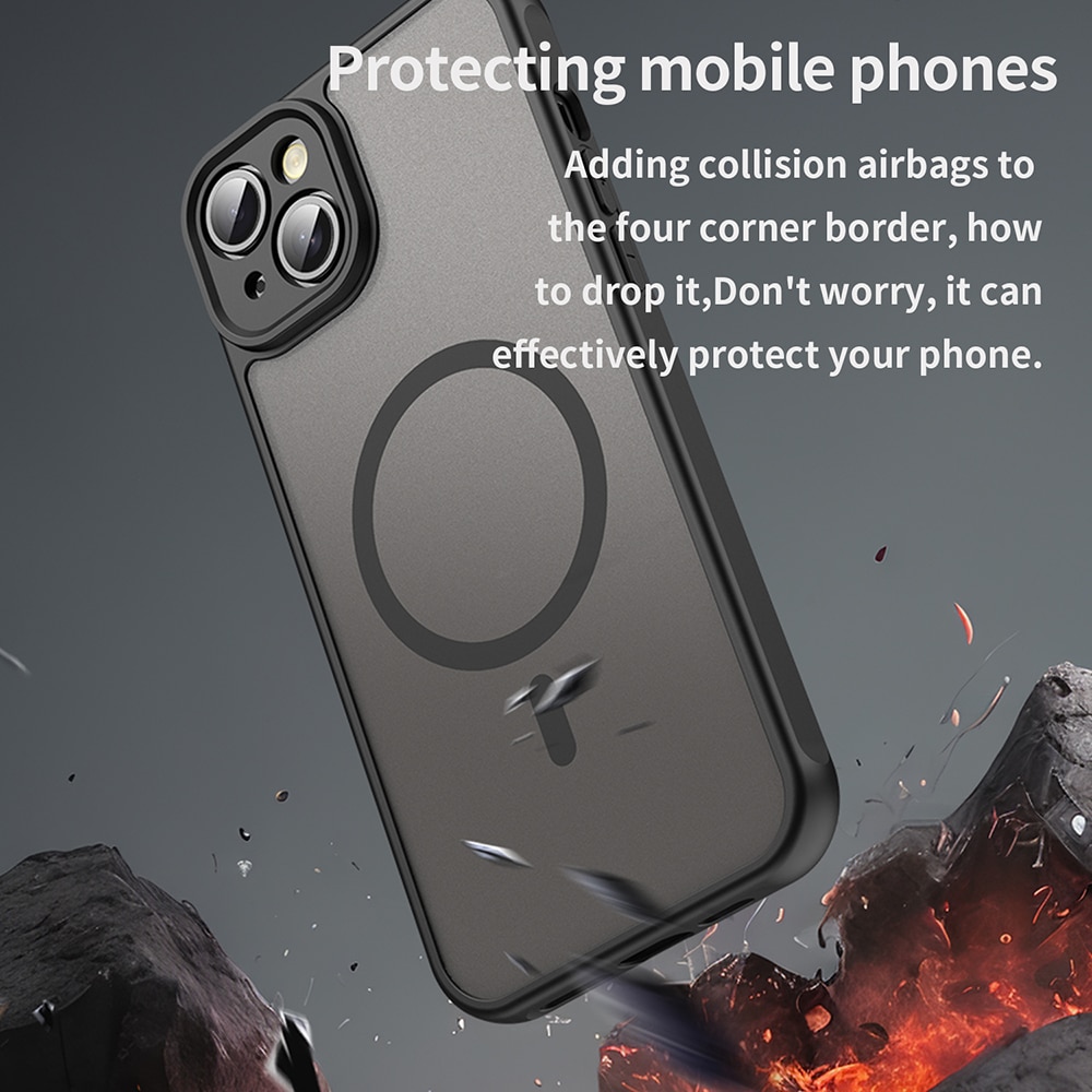 Techsuit HaloFrost II MagSafe - θήκη για Apple iPhone 14 - Μαύρο - Image 5